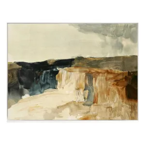 Cliffside Box Framed Canvas in 163 x 123cm by OZ Design, a Painted Canvases for sale on Style Sourcebook
