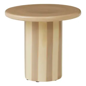 Rayas Side Table 40.5x34.5cm in Taupe by OZ Design, a Side Table for sale on Style Sourcebook