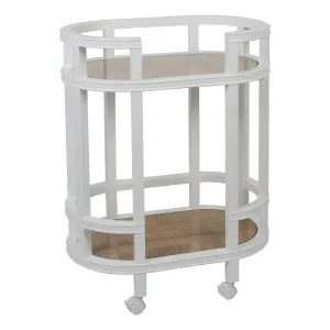 Maui Bar Cart 62x80cm in White by OZ Design, a Sideboards, Buffets & Trolleys for sale on Style Sourcebook