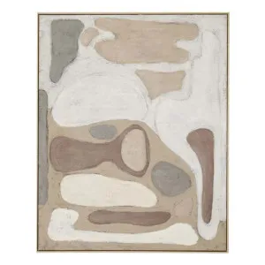 Tableau Warm 100% Hand Painted Box Framed Canvas in 154 x 124cm by OZ Design, a Painted Canvases for sale on Style Sourcebook