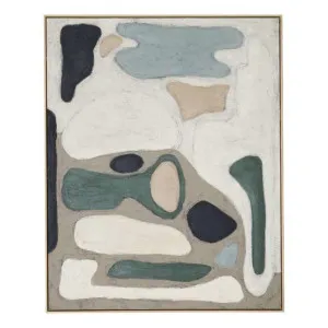 Tableau Ocean 100% Hand Painted Box Framed Canvas in 154 x 124cm by OZ Design, a Painted Canvases for sale on Style Sourcebook