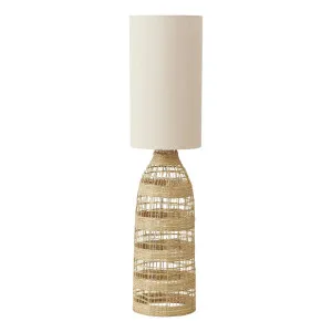 Hampton Floor Lamp 35x146cm n Natural by OZ Design, a Floor Lamps for sale on Style Sourcebook