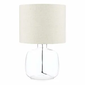 Tobit Table Lamp 37x58cm in Clear by OZ Design, a Table & Bedside Lamps for sale on Style Sourcebook
