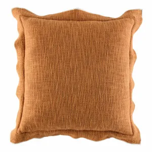 Dalton Feather Fill Cushion 50x50cm in Ochre by OZ Design, a Cushions, Decorative Pillows for sale on Style Sourcebook