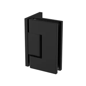 Stealth Wall to Glass 90 Degree Hinge with Offset Plate Matte Black by Estelle, a Bathroom Fixtures for sale on Style Sourcebook