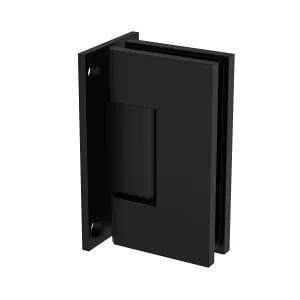 Boston Heavy Duty Large Wall to Glass Hinge with T Type Mounting Plate - Matte Black by Estelle, a Bathroom Fixtures for sale on Style Sourcebook