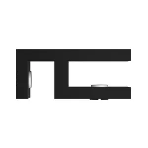 Boston Glass to Glass 90 Degree Clamp Matte Black by Estelle, a Bathroom Fixtures for sale on Style Sourcebook