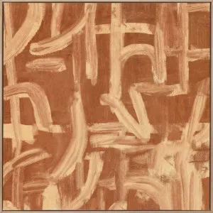 Primal Light Brown I Canvas Art Print by Urban Road, a Prints for sale on Style Sourcebook