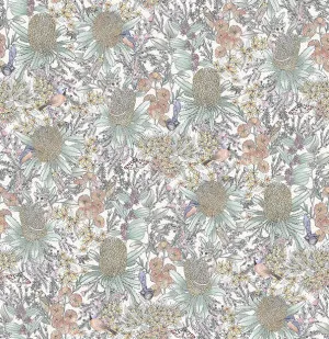 Banksia and Myrtle Ecru Wallpaper by Urban Road, a Wallpaper for sale on Style Sourcebook