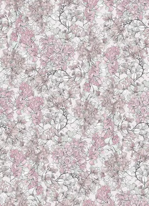 Bougainvillea Blush Pink Wallpaper by Urban Road, a Wallpaper for sale on Style Sourcebook