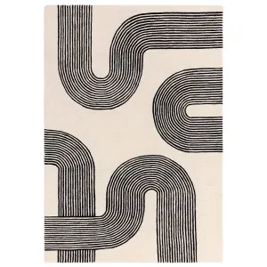 Asiatic Matrix 87 Arches Black by Asiatic London, a Contemporary Rugs for sale on Style Sourcebook