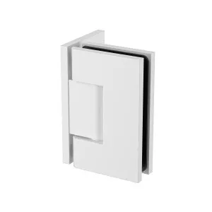 Stealth Wall to Glass 90 Degree Hinge with Offset Plate White by Estelle, a Bathroom Fixtures for sale on Style Sourcebook