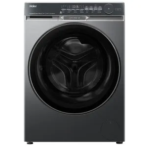 Haier 500 Series 12kg Front Load Washing Machine with Ultra Fresh Air Black HWF12DB1 by Haier, a Washing Machines & Dryers for sale on Style Sourcebook