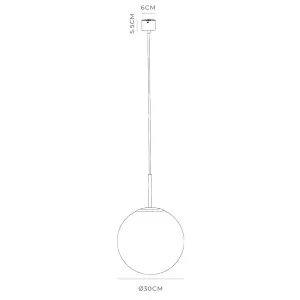 Lighting Republic Orb Max Large Opal White Glass Pendant White by Lighting Republic, a Pendant Lighting for sale on Style Sourcebook