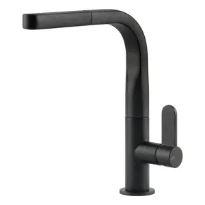 Gessi Helium Right Angle Square Pull Out Spray Tap Onyx 17316-985 by Gessi, a Kitchen Taps & Mixers for sale on Style Sourcebook