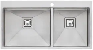 Oliveri Professional Series 1 and 3/4 Bowl Topmount Sink PR1173 by Oliveri, a Kitchen Sinks for sale on Style Sourcebook