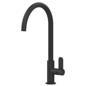 Gessi Helium Swivel Mixer Tap Matte Black 60075-299 by Gessi, a Kitchen Taps & Mixers for sale on Style Sourcebook