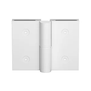 Boston Heavy Duty Glass to Glass Left Hand Bifold Hinge White by Estelle, a Bathroom Fixtures for sale on Style Sourcebook