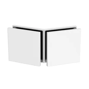 Boston Glass to Glass 135 Degree Bracket White by Estelle, a Bathroom Fixtures for sale on Style Sourcebook