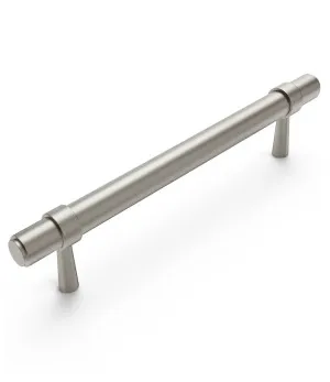 Astor - 128/168mm Brushed Nickel Handle (128mm Hole to Hole ; 168mm Total Length) by Otti Australia, a Cabinet Hardware for sale on Style Sourcebook