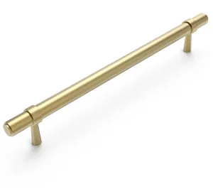 Astor - 192/240mm Brushed Brass Handle (192mm Hole to Hole ; 240mm Total Length) by Otti Australia, a Cabinet Hardware for sale on Style Sourcebook