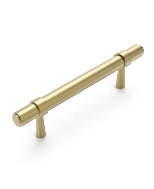 Astor - 96/138mm Brushed Brass  Handle (96mm Hole to Hole ; 138mm Total Length) by Otti Australia, a Cabinet Hardware for sale on Style Sourcebook