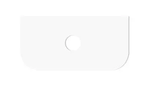 Bondi 900x460x20 Solid Surface Matte White Top by Otti Australia, a Vanities for sale on Style Sourcebook