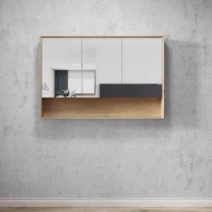 Byron 1200x800 Natural Oak Shaving Cabinet by Otti Australia, a Shaving Cabinets for sale on Style Sourcebook