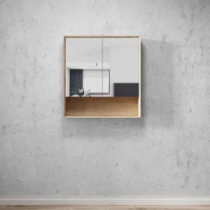Byron 750x800 Natural Oak Shaving Cabinet by Otti Australia, a Shaving Cabinets for sale on Style Sourcebook
