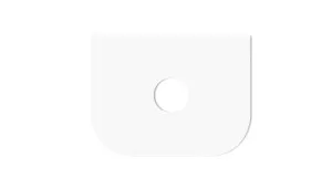 Hanava 600mm Sable Walnut Fluted Wall Hung Curve Vanity with Chloe Silk Top by Otti Australia, a Vanities for sale on Style Sourcebook