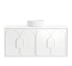 Laguna Mk II Mk II 1200mm Matte White Wall Hung Vanity with Matte White Top by Otti Australia, a Vanities for sale on Style Sourcebook