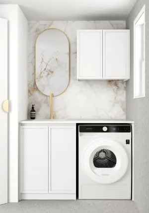 Laundry Kit 1305A Hampshire White with Pure White Top by Otti Australia, a Cabinetry for sale on Style Sourcebook