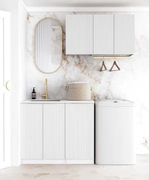 Laundry Kit 1715A Bondi White with Pure White Top by Otti Australia, a Cabinetry for sale on Style Sourcebook