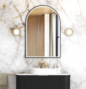 LED Archie 1200x800 Black Metal Frame Mirror by Otti Australia, a Mirrors for sale on Style Sourcebook