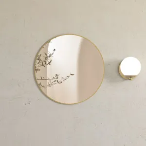 London 700mm Gold Metal Frame Mirror by Otti Australia, a Mirrors for sale on Style Sourcebook
