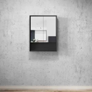 Marlo 600x800 Matte Black Shaving Cabinet by Otti Australia, a Shaving Cabinets for sale on Style Sourcebook