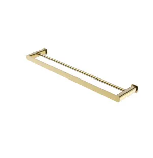 Oskar 600mm Argent Gold Double Towel Rail by Otti Australia, a Towel Rails for sale on Style Sourcebook