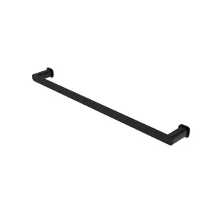 Oskar 600mm Matte Black Single Towel Rail by Otti Australia, a Towel Rails for sale on Style Sourcebook