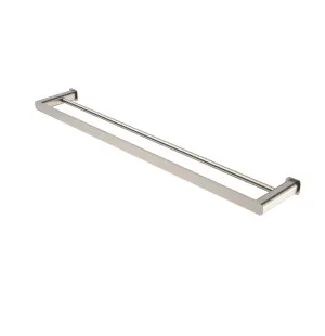 Oskar 750mm Brushed Nickel Double Towel Rail by Otti Australia, a Towel Rails for sale on Style Sourcebook