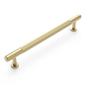 Soho - Brushed Brass 192/225mm  Handle (192mm Hole to Hole ; 225mm Total Length) by Otti Australia, a Cabinet Hardware for sale on Style Sourcebook