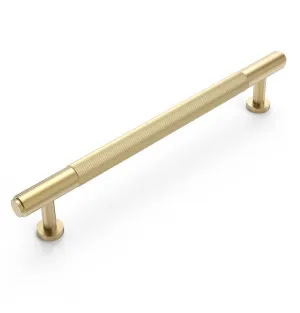 Soho - Brushed Brass 256/291mm  Handle (256mm Hole to Hole ; 291mm Total Length) by Otti Australia, a Cabinet Hardware for sale on Style Sourcebook