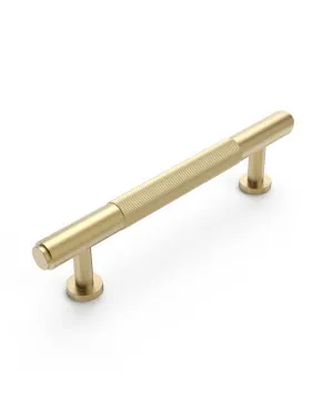 Soho - Brushed Brass 96/132mm  Handle (96mm Hole to Hole ; 132mm Total Length) by Otti Australia, a Cabinet Hardware for sale on Style Sourcebook