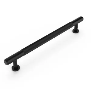 Soho - Matte Black 160/195mm  Handle (160mm Hole to Hole ; 195mm Total Length) by Otti Australia, a Cabinet Hardware for sale on Style Sourcebook