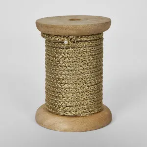 GOLD BRAIDED RIBBON 10M by Florabelle Living, a Decorative Accessories for sale on Style Sourcebook