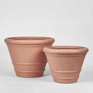 Bastien Planter Set of 2 Terracotta Colour by Florabelle Living, a Plant Holders for sale on Style Sourcebook