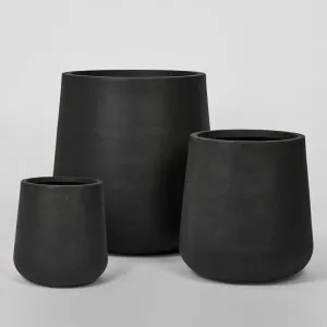 Quincy Planter Set of 3 Black by Florabelle Living, a Plant Holders for sale on Style Sourcebook
