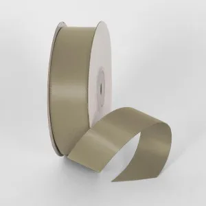 Olive Gray 22.86m - 25mm Double Sided Satin Ribbon P565 by Florabelle Living, a Decorative Accessories for sale on Style Sourcebook