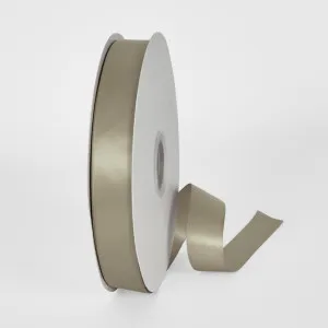 Olive Gray 91.4m - 25mm Double Sided Satin Ribbon P565 by Florabelle Living, a Decorative Accessories for sale on Style Sourcebook