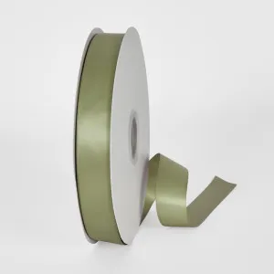 Spring Moss Double Sided Satin Ribbon 25mm 100yards - P567 by Florabelle Living, a Decorative Accessories for sale on Style Sourcebook