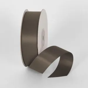Chocolate Chip 25mm Double Sided Satin Ribbon 25 Yards - P841 by Florabelle Living, a Decorative Accessories for sale on Style Sourcebook